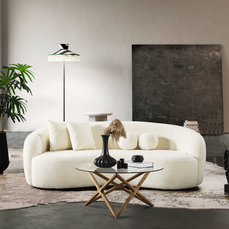 Wayfair curved couch hotsell